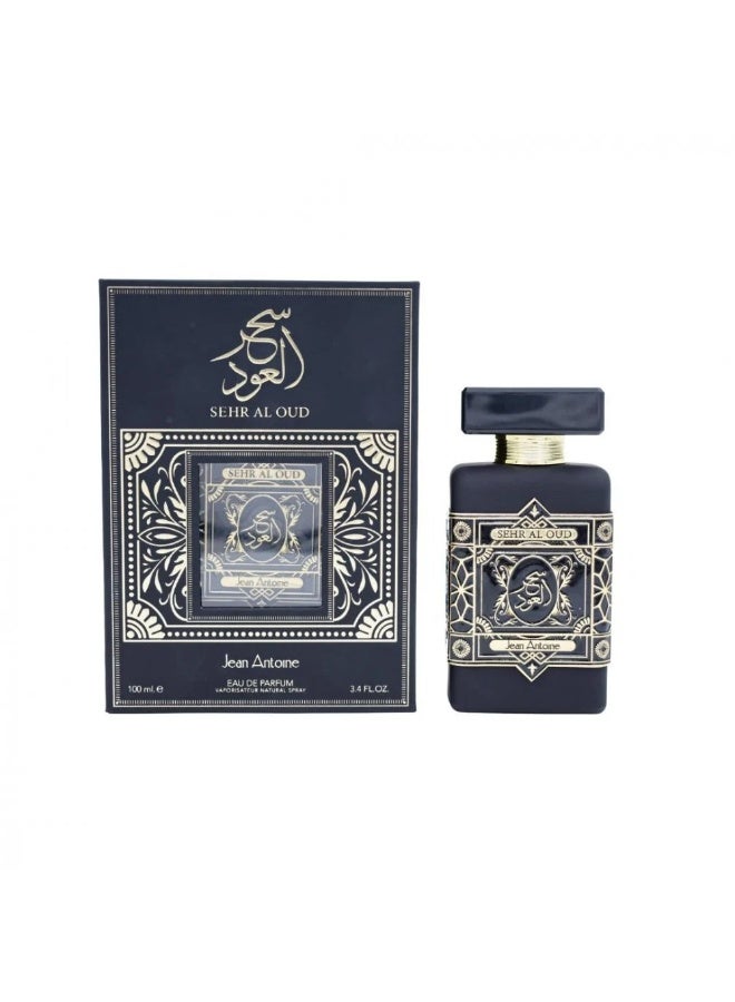 jean antoine Sahar Al Oud Eau De Parfum 100ml Unisex Luxury Arabian Oud Perfume with Saffron Nutmeg Lavender Patchouli Musk Long Lasting Oriental Fragrance for Men and Women - Image 1